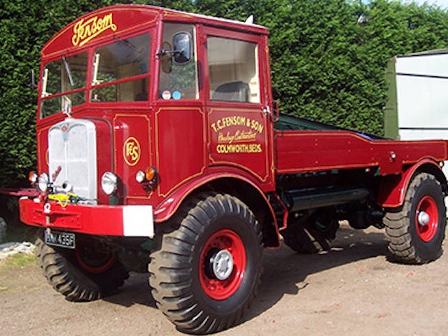 Vintage truck signwriting