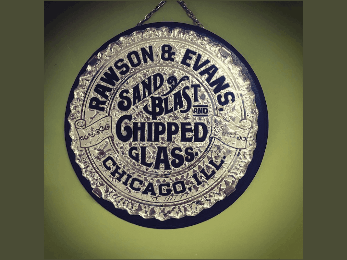 Rawson and Evans sand blast signs